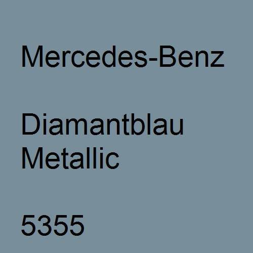 Mercedes-Benz, Diamantblau Metallic, 5355.